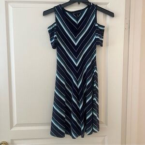COPY - White House black market chevron dress